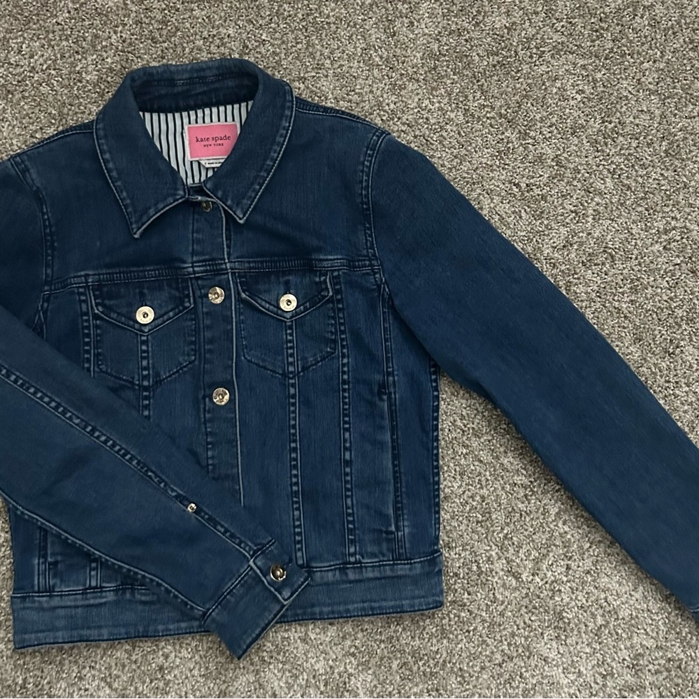 Kate Spade Dark Denim Jacket Small